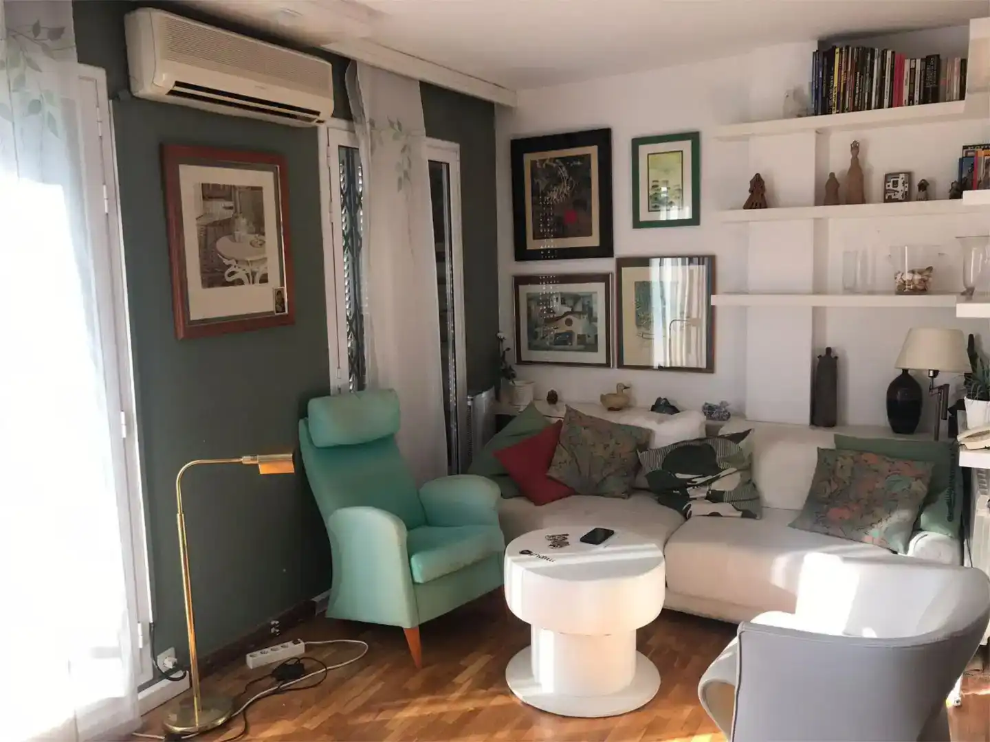 Living room of Flat for rent in  Barcelona Capital  with Air Conditioner