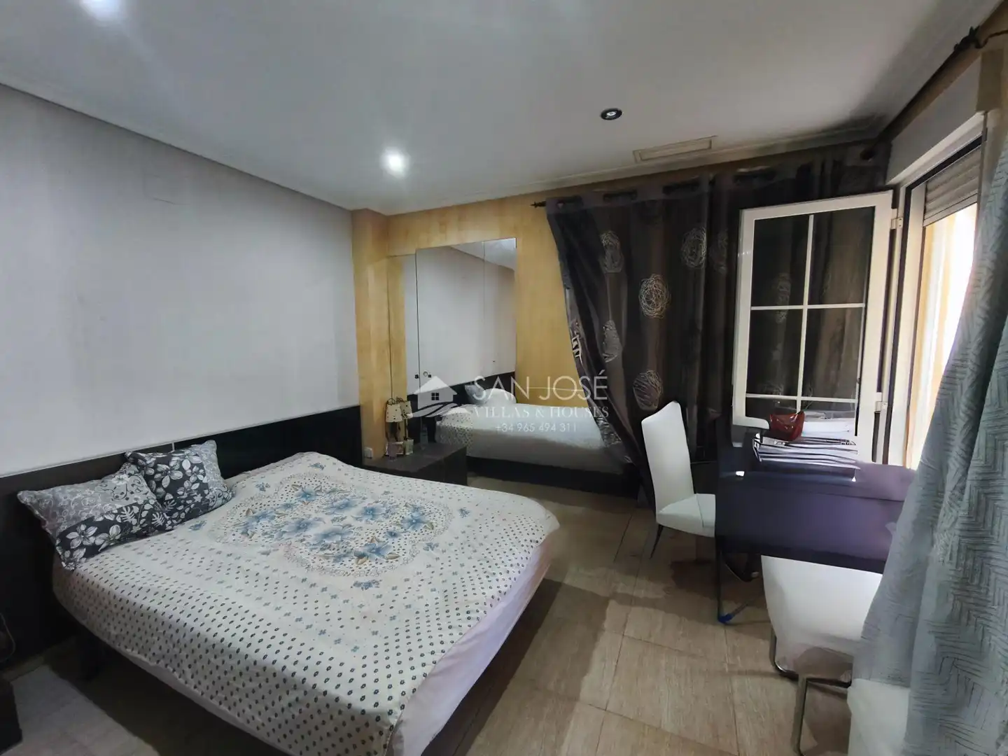 Bedroom of Flat for sale in Aspe  with Air Conditioner, Heating and Balcony