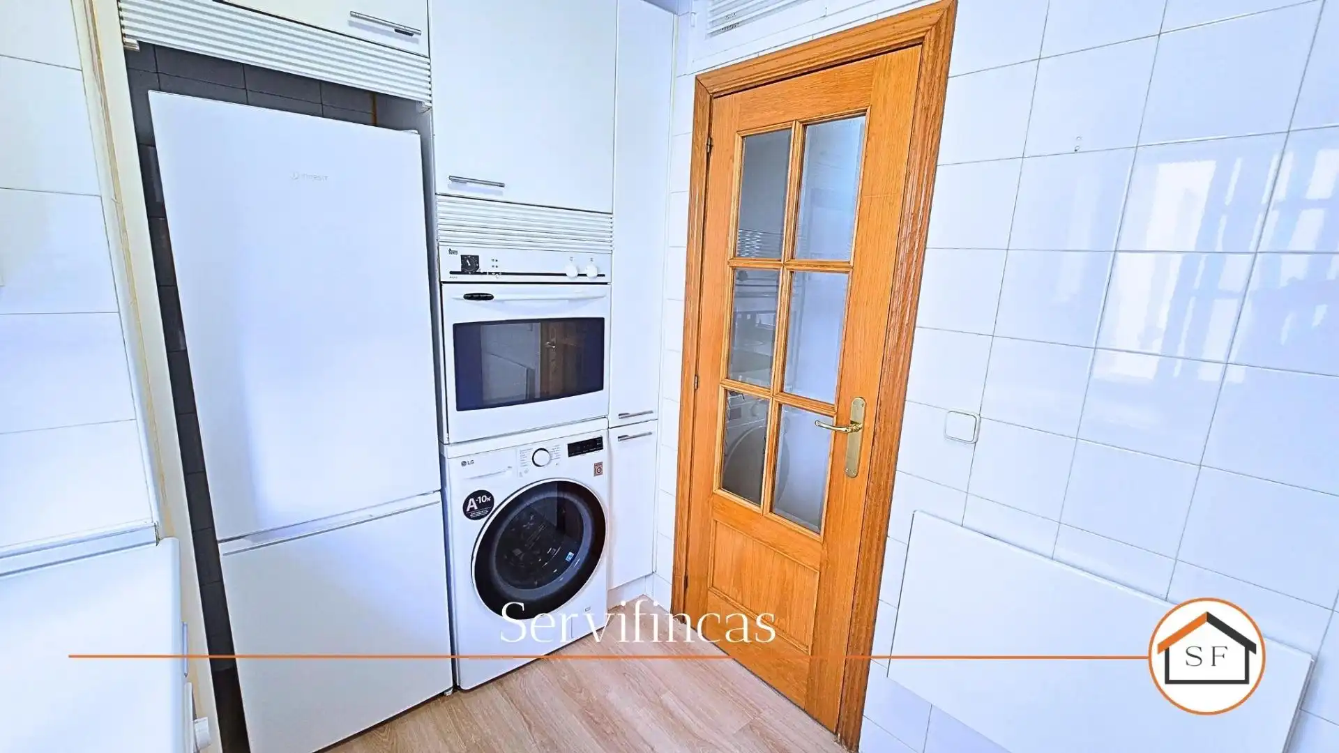 Küche von Wohnung zur Miete in Madrid mit Heizung und Parkett