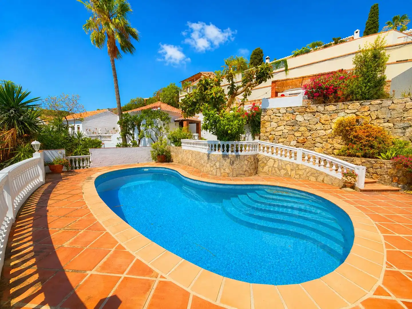 Swimming pool of Houses for sale in Almuñécar  with Air Conditioner, Heating and Private garden