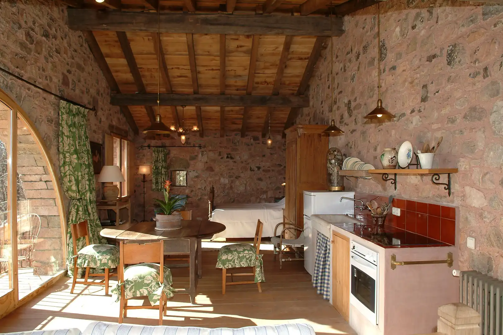 Cocina de Finca rústica en venta en Camprodon con Calefacción, Jardín privado y Terraza