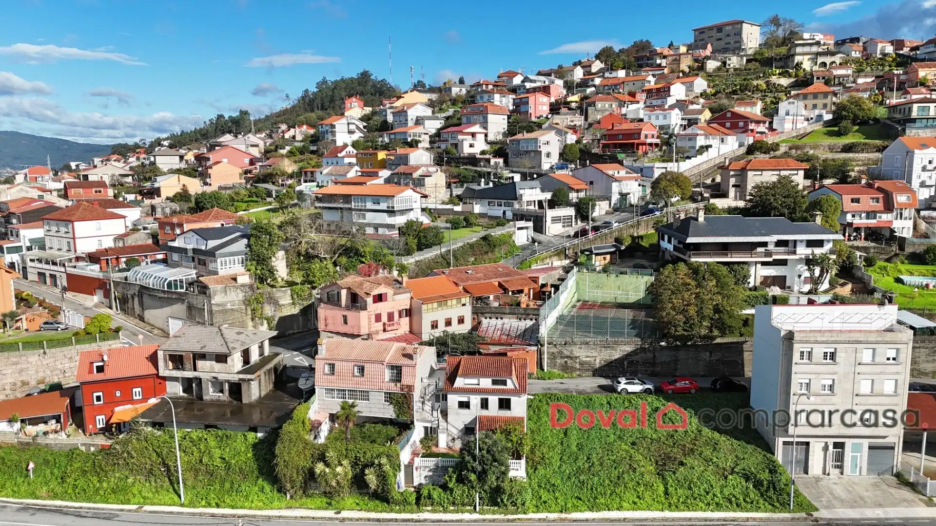 Exterior view of Houses for sale in Vigo   with Heating, Private garden and Parquet flooring