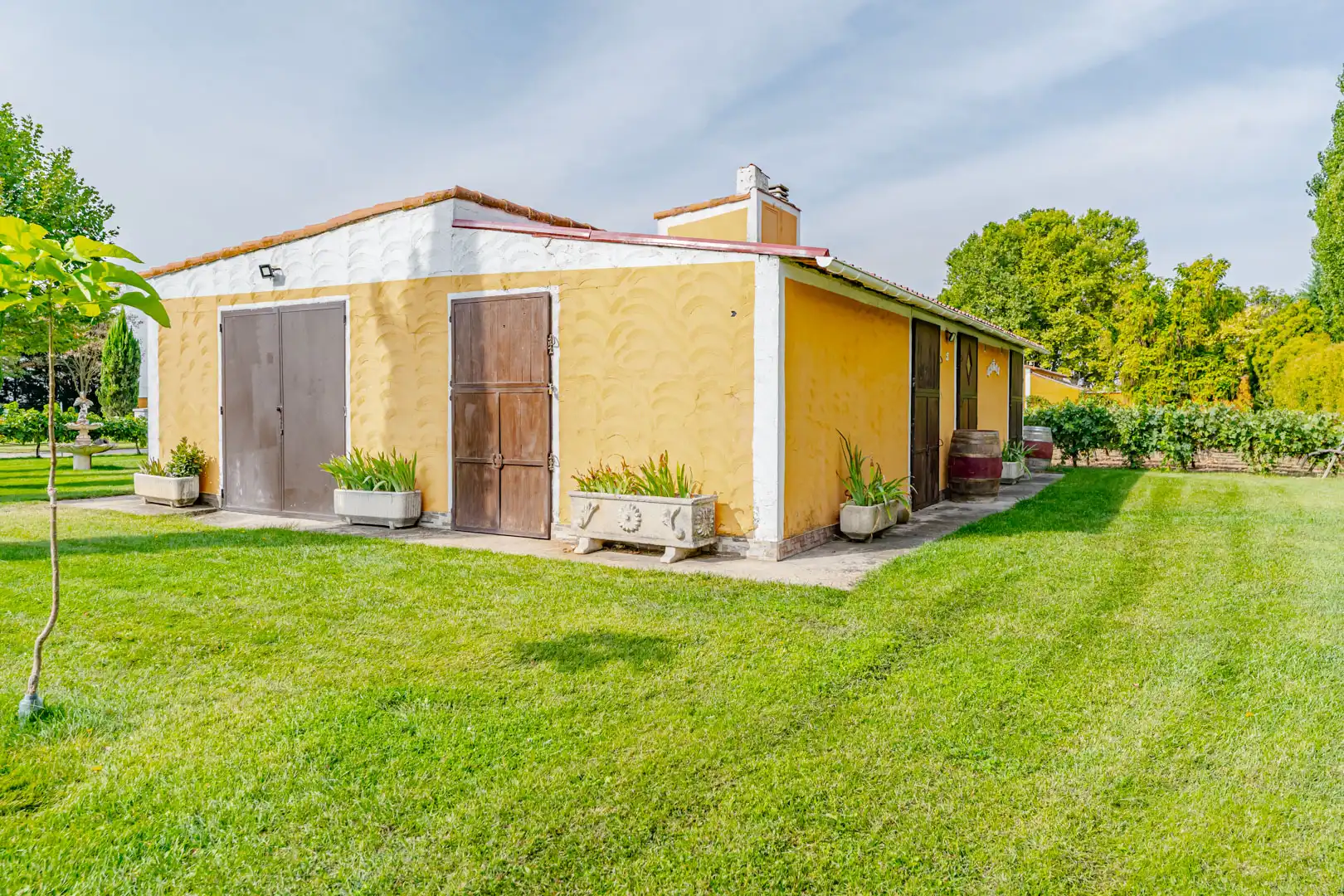 Jardín de Finca rústica en venta en Laguna de Duero con Aire acondicionado, Calefacción y Jardín privado