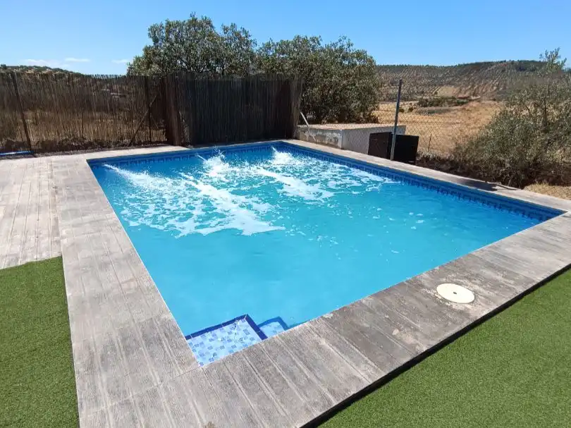 Swimming pool of Country homes for sale in Zafra, Badajoz