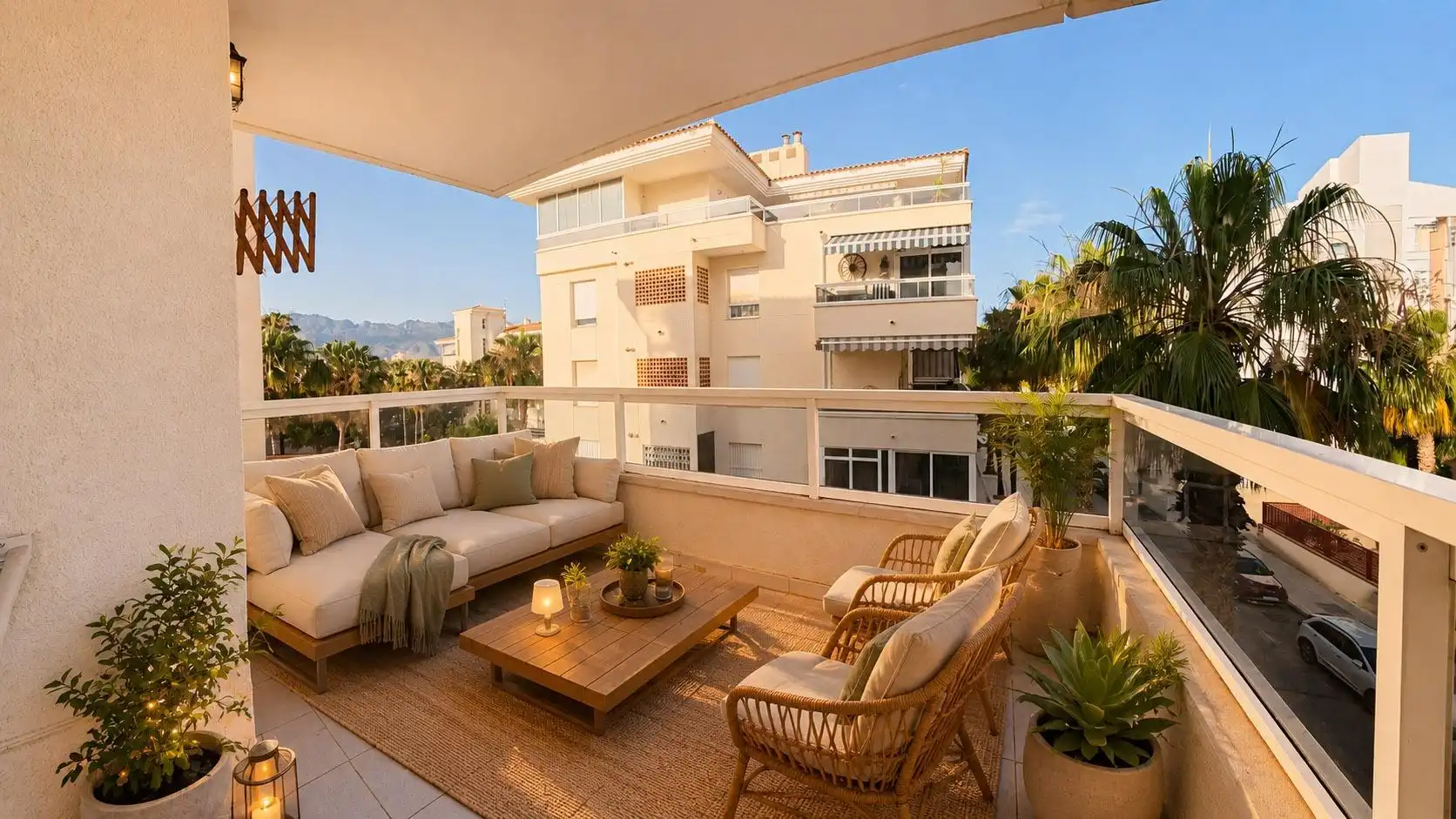 Terrasse von Wohnung zum Verkauf in L'Alfàs del Pi mit Heizung, Privatgarten und Terrasse