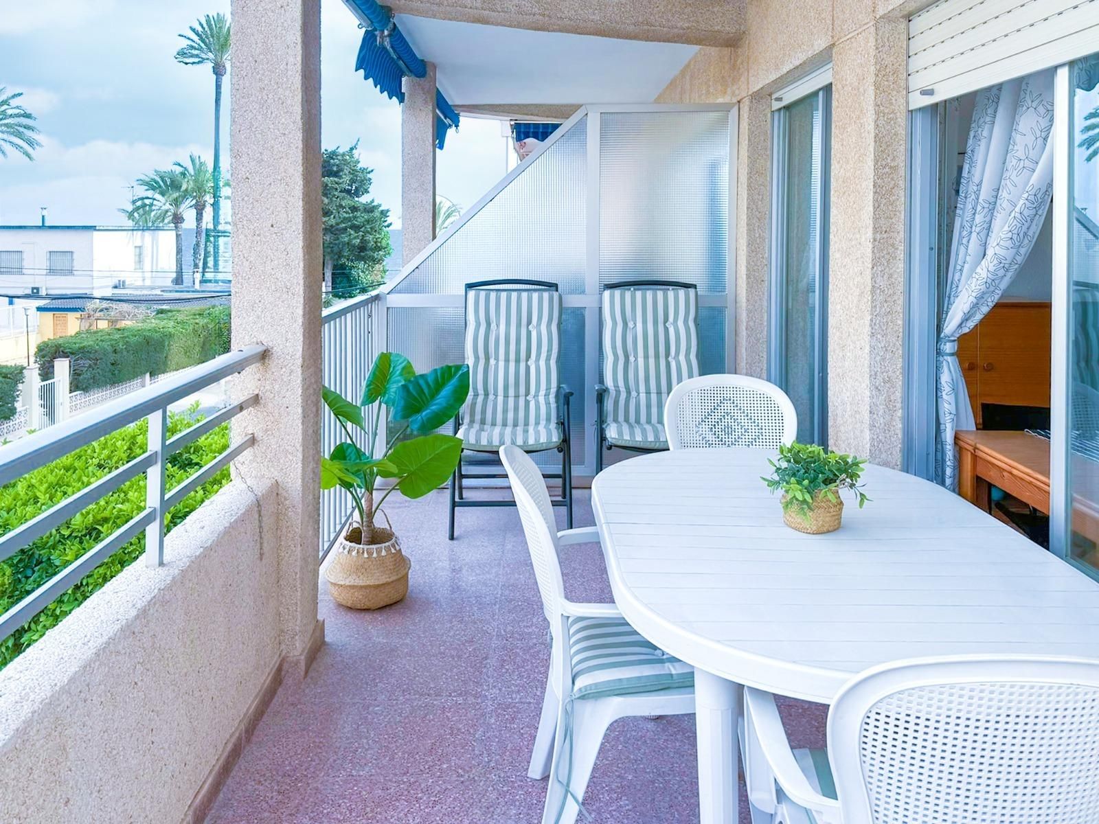 Terraza de Piso de alquiler en Santa Pola con Terraza y Balcón