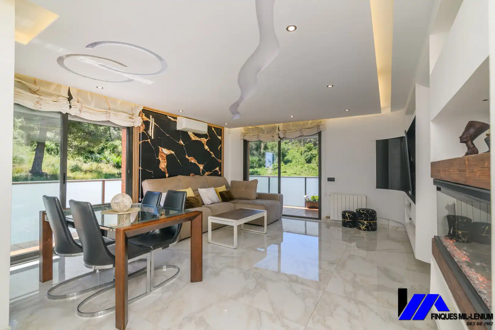 Sala de estar de Dúplex en venta en Gavà con Aire acondicionado, Calefacción y Parquet