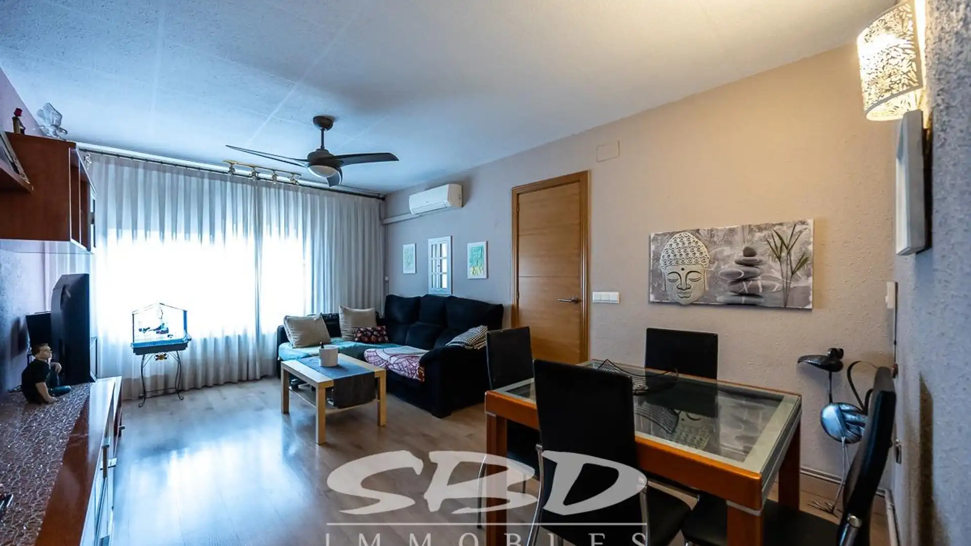 Living room of Flat for sale in Sabadell  with Air Conditioner