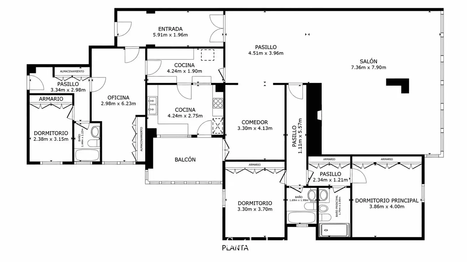 Apartamento en venta en Madrid con Aire acondicionado, Calefacción y Trastero