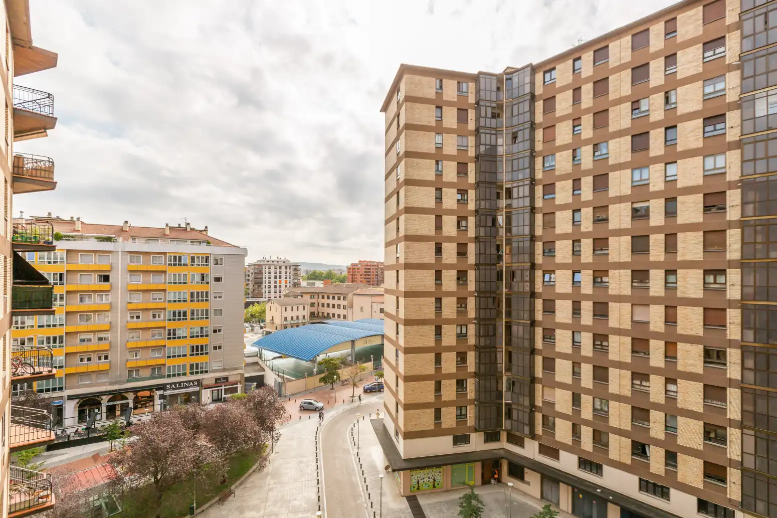 Exterior view of Flat for sale in  Pamplona / Iruña  with Heating, Parquet flooring and Terrace