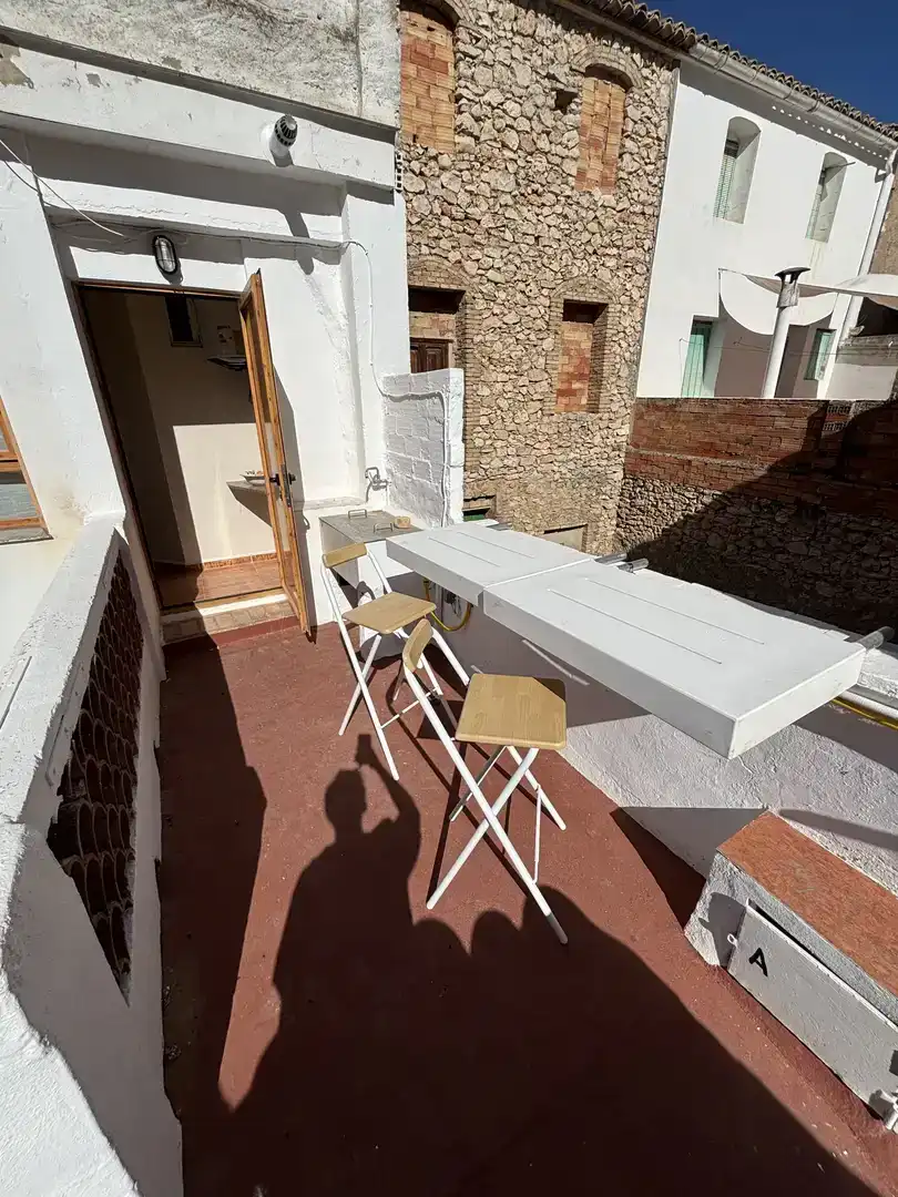 Terrasse von Country house zur Miete in Requena mit Balkon