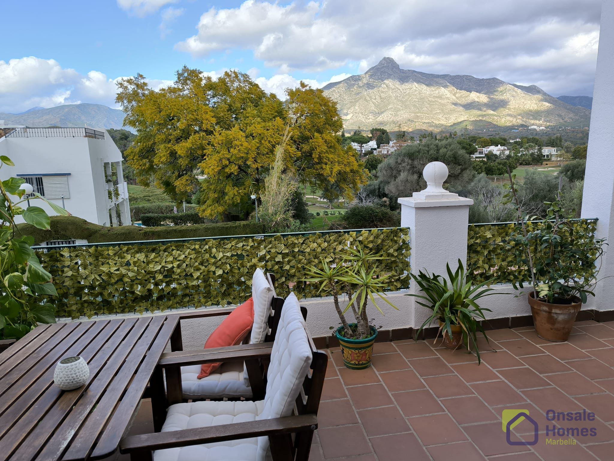Jardí de Àtic en venda en Marbella amb Aire condicionat, Terrassa i Piscina comunitària