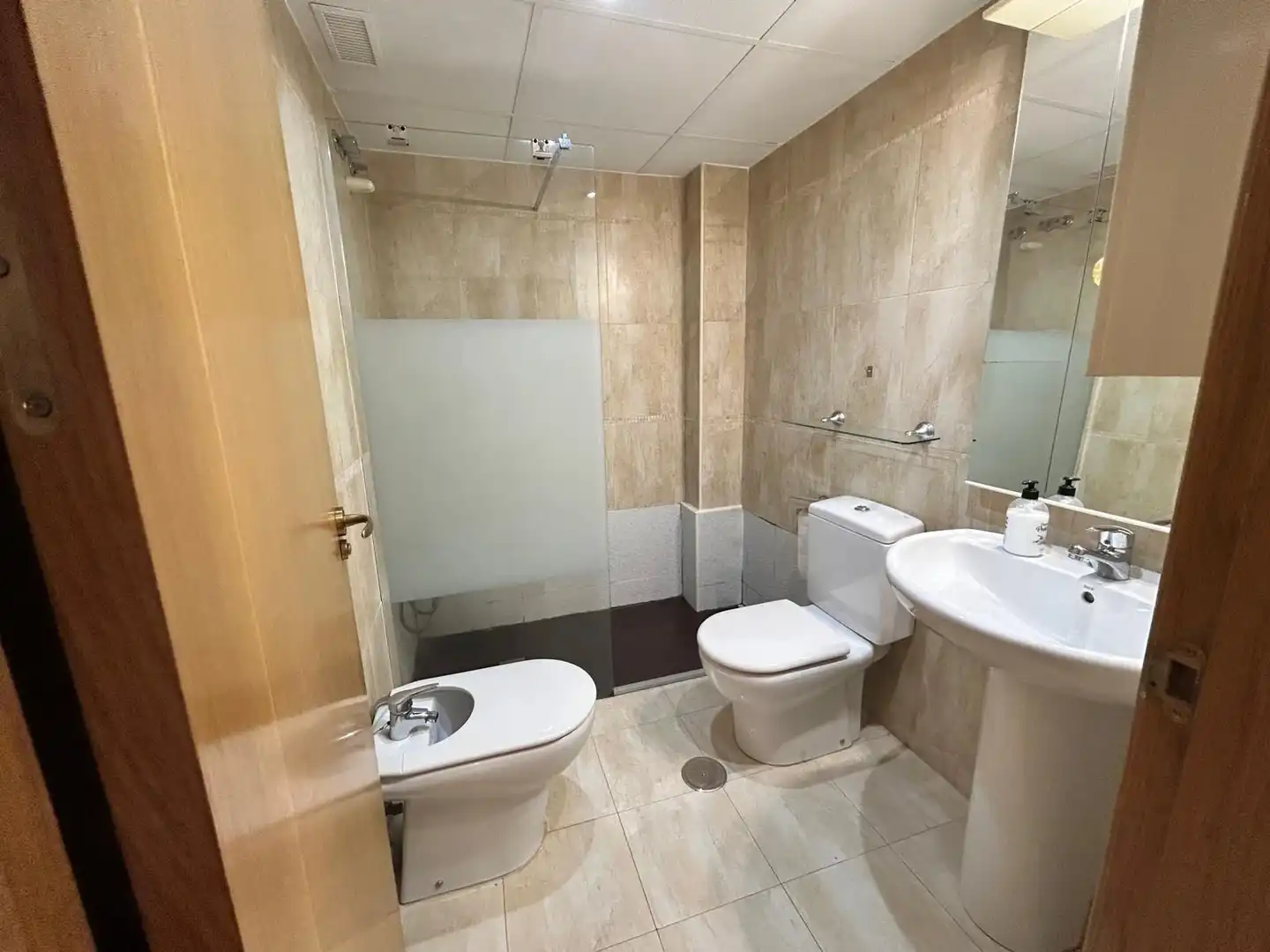 Badezimmer von Wohnung zum Verkauf in Murcia mit Klimaanlage, Terrasse und Abstellraum