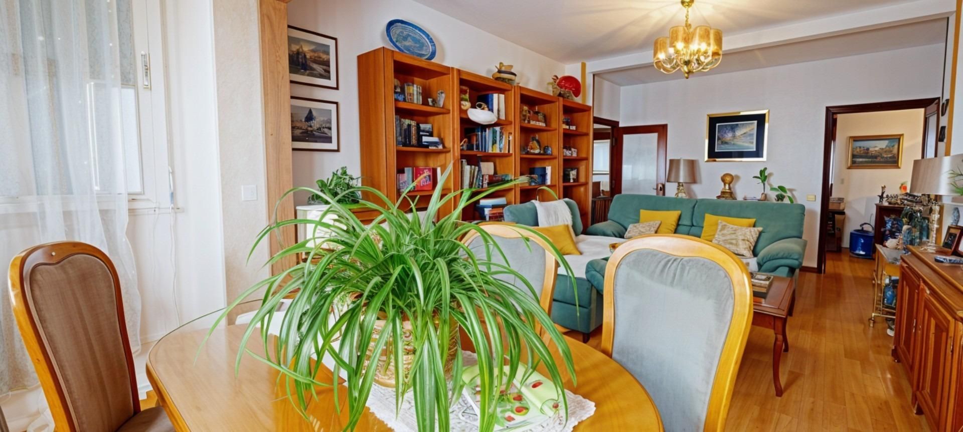 Living room of Flat for sale in  Madrid Capital  with Air Conditioner, Heating and Terrace