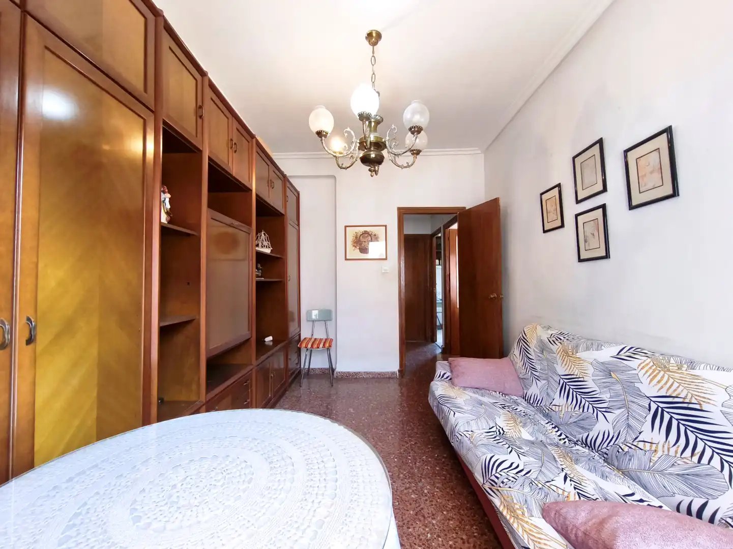 Living room of Flat for sale in  Logroño  with Terrace and Furnished