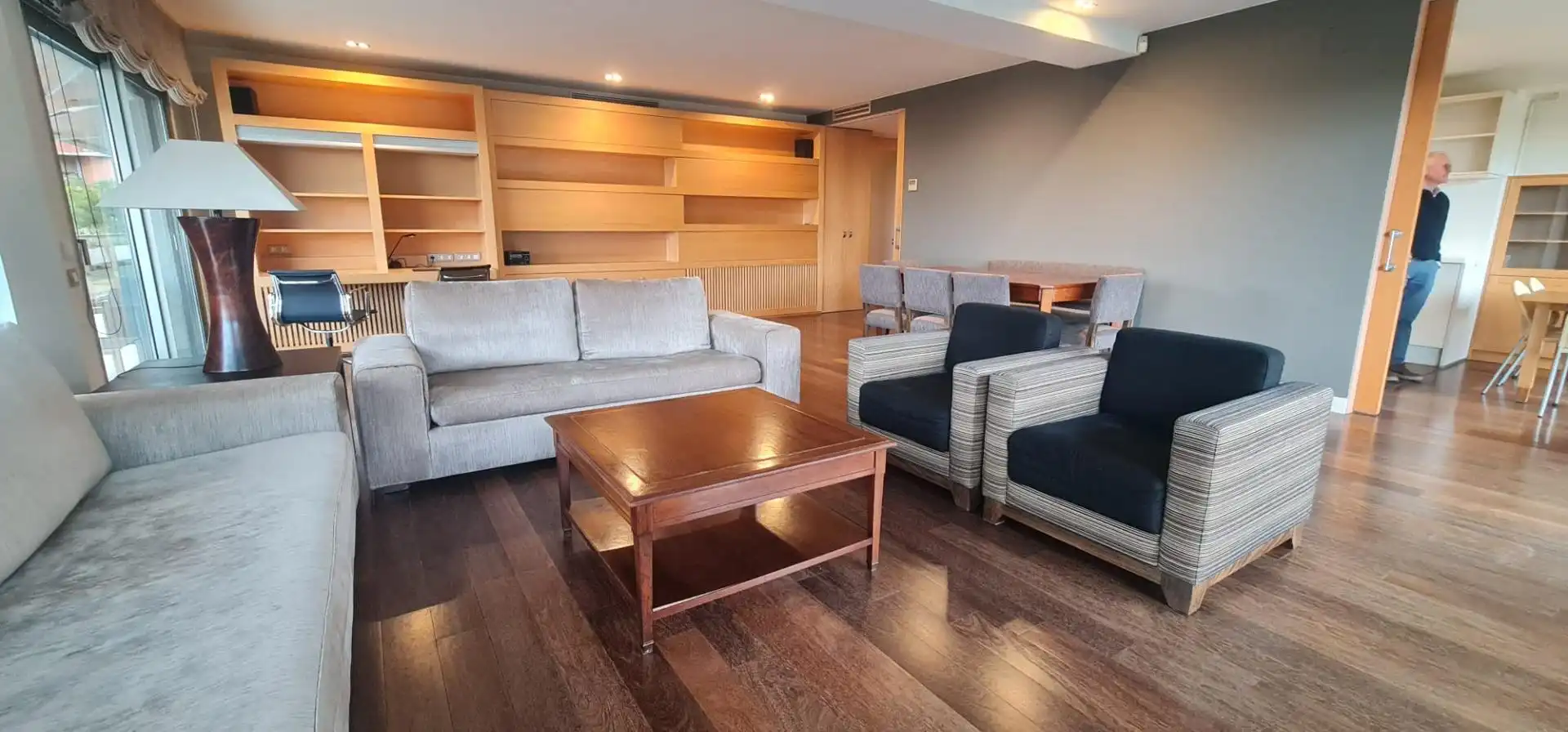 Sala d'estar de Pis en venda en Barcelona amb Aire condicionat, Calefacció i Jardí privat