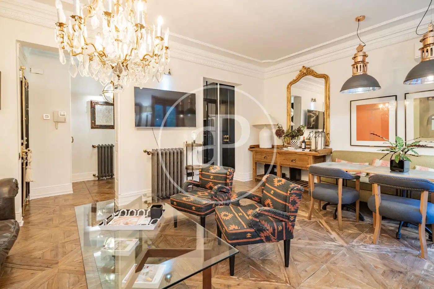 Sala de estar de Piso en venta en Madrid con Aire acondicionado, Calefacción y Amueblado