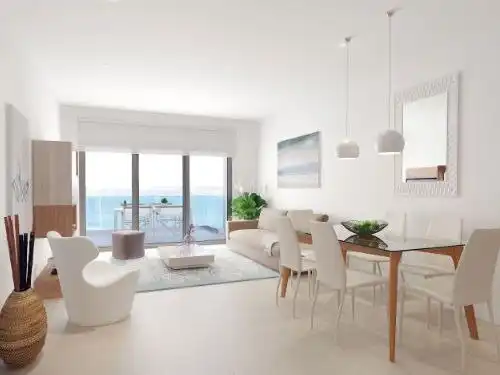 Sala d'estar de Pis en venda en Torrevieja amb Balcó i Piscina comunitària