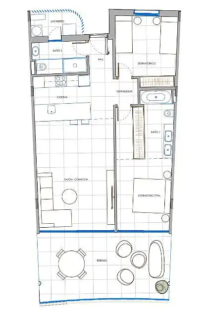 Apartament amb ascensor en venda a Torreblanca del Sol, imagen 28
