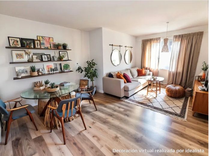 Living room of Flat for sale in El Ejido  with Air Conditioner, Furnished and Washing machine