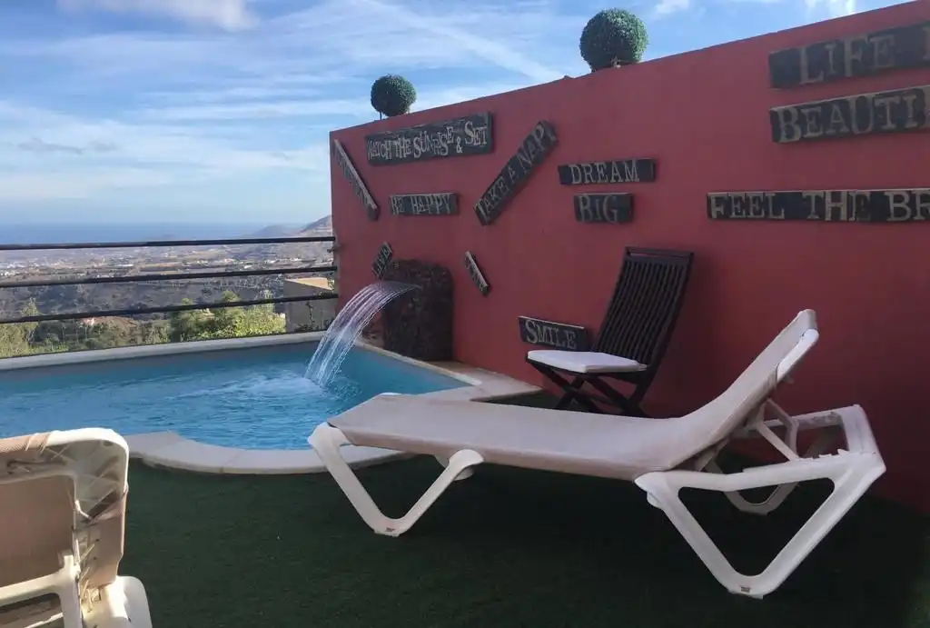 Swimming pool of Houses for sale in Santa Brígida  with Air Conditioner, Heating and Private garden