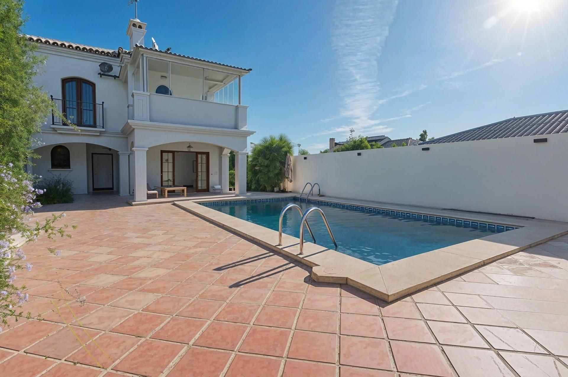 Swimming pool of House or chalet for sale in Torremolinos