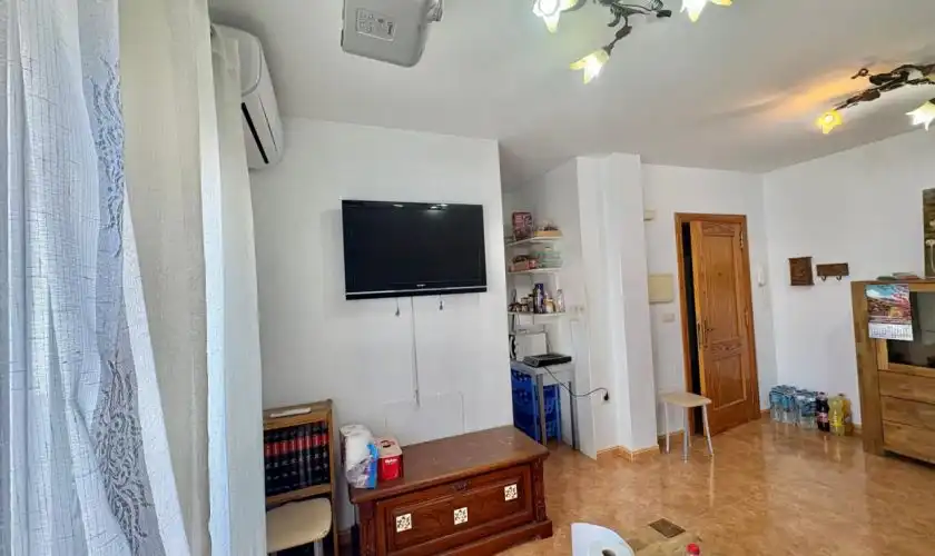 Sala de estar de Piso en venta en Carboneras con Aire acondicionado, Calefacción y Amueblado