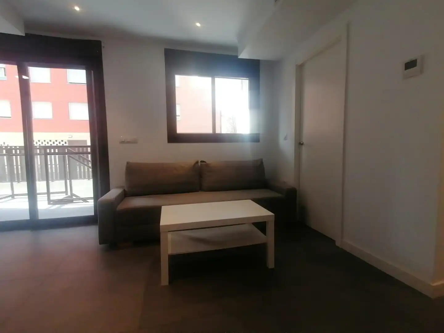 Sala de estar de Apartamento de alquiler en  Murcia Capital con Aire acondicionado, Amueblado y Lavadora
