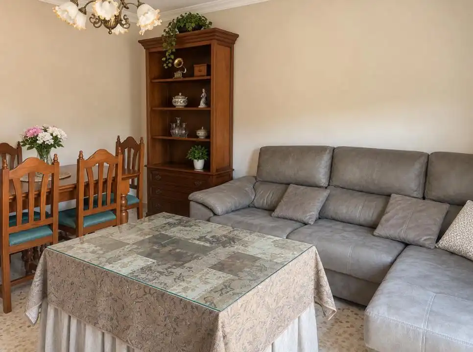 Sala de estar de Piso en venta en Cártama con Aire acondicionado, Amueblado y Balcón