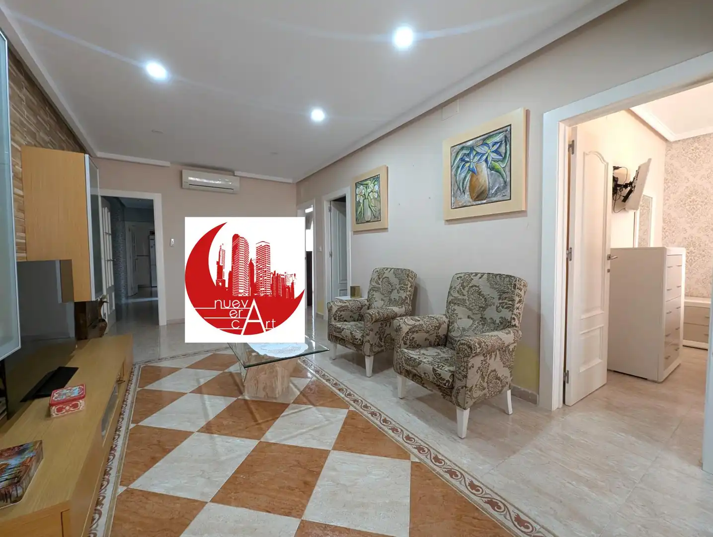 Sala de estar de Casa o chalet en venta en Cartagena con Aire acondicionado