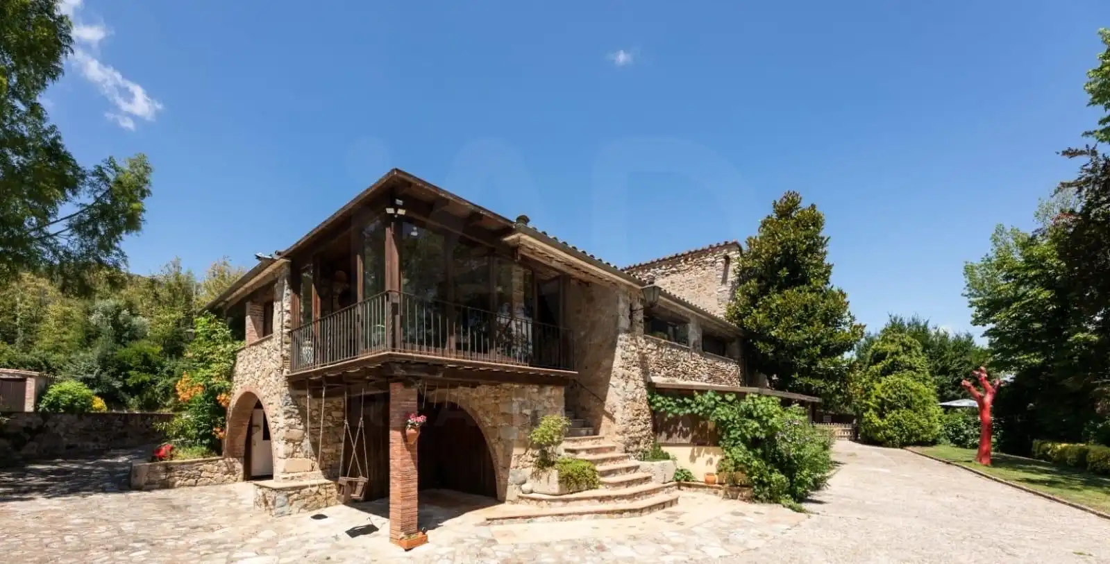 Exterior view of Houses for sale in La Cellera de Ter  with Terrace and Swimming Pool