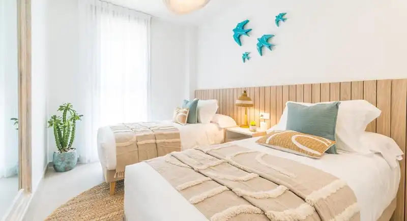 Bedroom of Flat for sale in Estepona  with Air Conditioner, Heating and Private garden