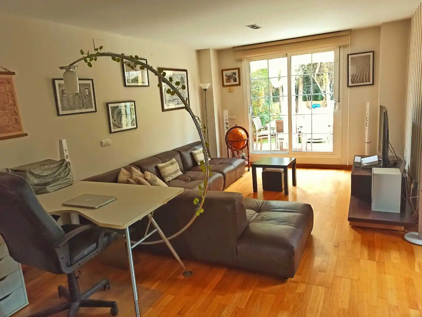 Wohnzimmer von Einfamilien-Reihenhaus zum Verkauf in Vícar mit Klimaanlage und Terrasse