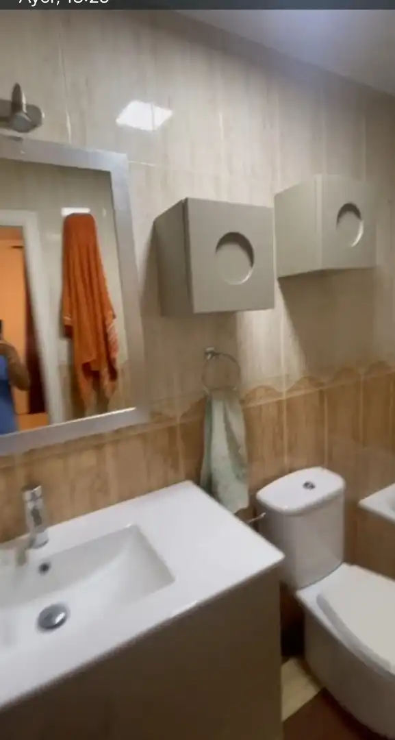 Bathroom of Flat for rent in Valmojado  with Heating, Oven and Washing machine
