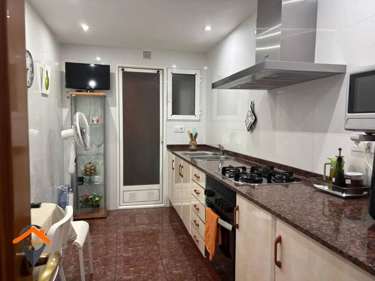 Kitchen of Flat for sale in Polinyà  with Air Conditioner, Heating and Parquet flooring