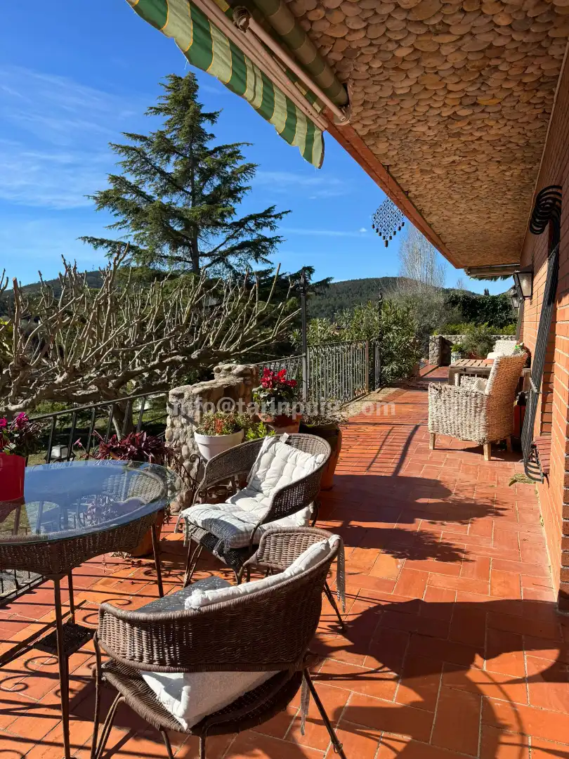 Terraza de Casa o chalet en venta en Begues con Aire acondicionado, Calefacción y Jardín privado