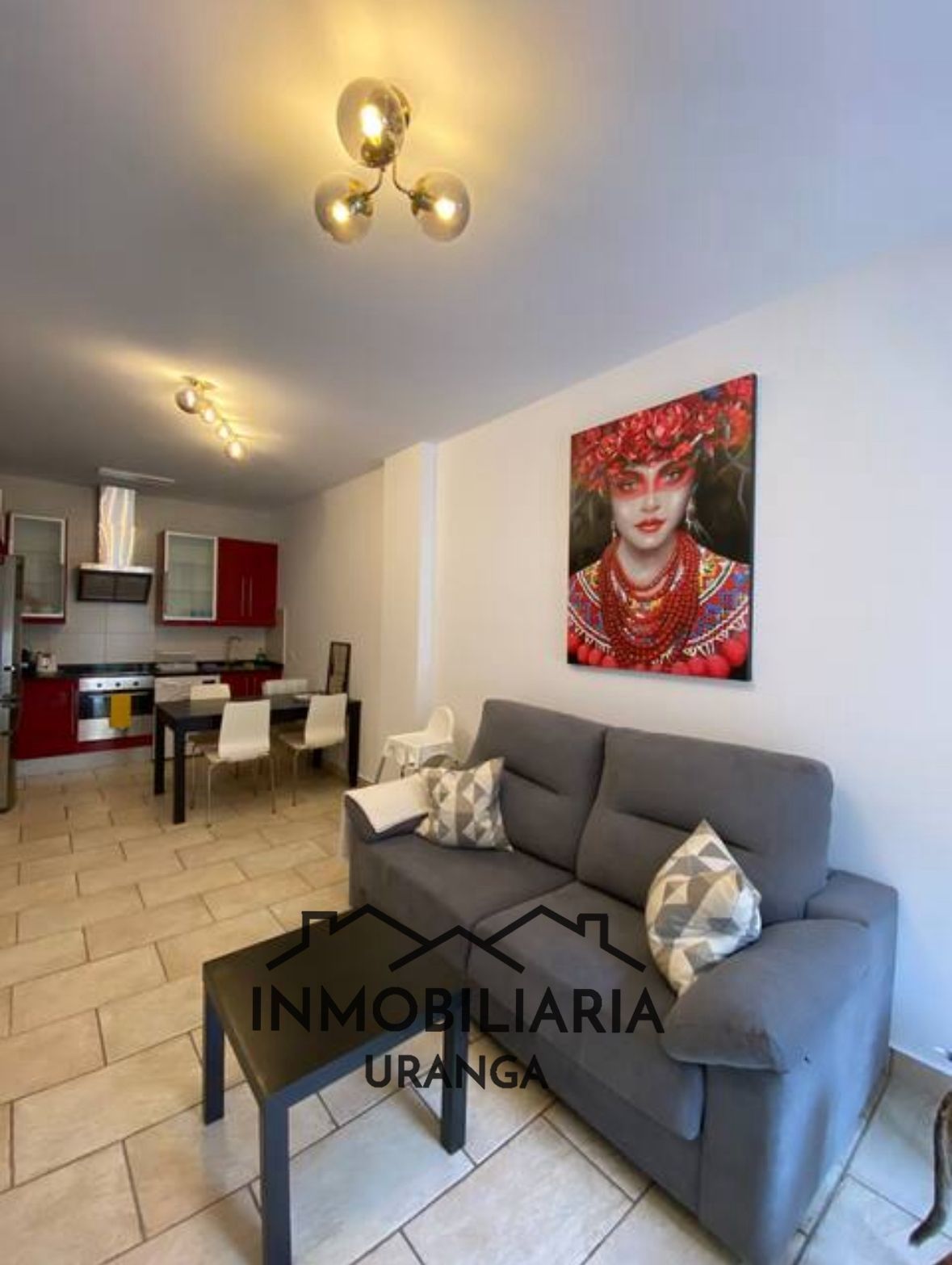 Living room of Flat for sale in Laredo  with Heating and Furnished