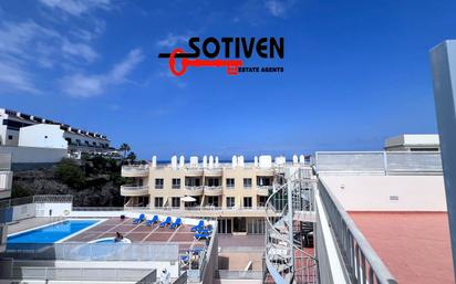 Exterior view of Apartment for sale in Santiago del Teide  with Terrace and Community pool