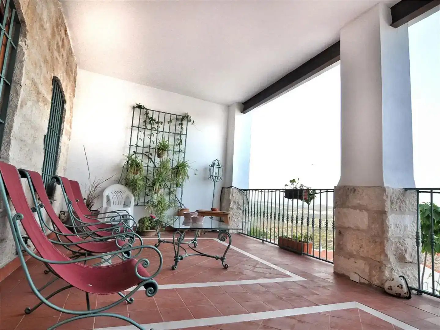 Terrassa de Casa adosada de lloguer en Luque amb Aire condicionat, Jardí privat i Traster
