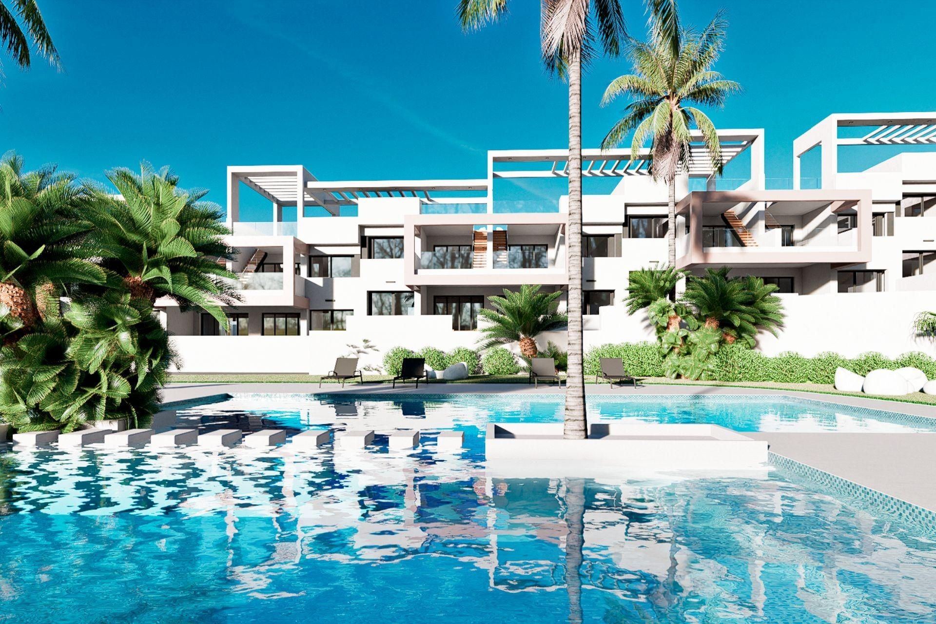 Swimming pool of Planta baja for sale in Finestrat  with Air Conditioner, Terrace and Community pool