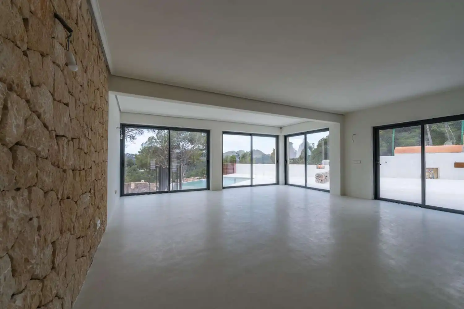Sala de estar de Casa o chalet en venta en Santa Eulària des Riu con Aire acondicionado, Calefacción y Piscina