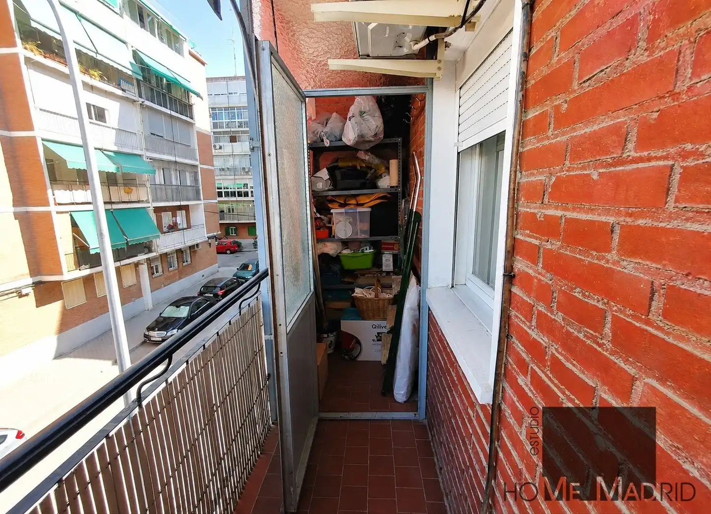 Balcony of Flat for sale in Madrid  with Air Conditioner and Terrace