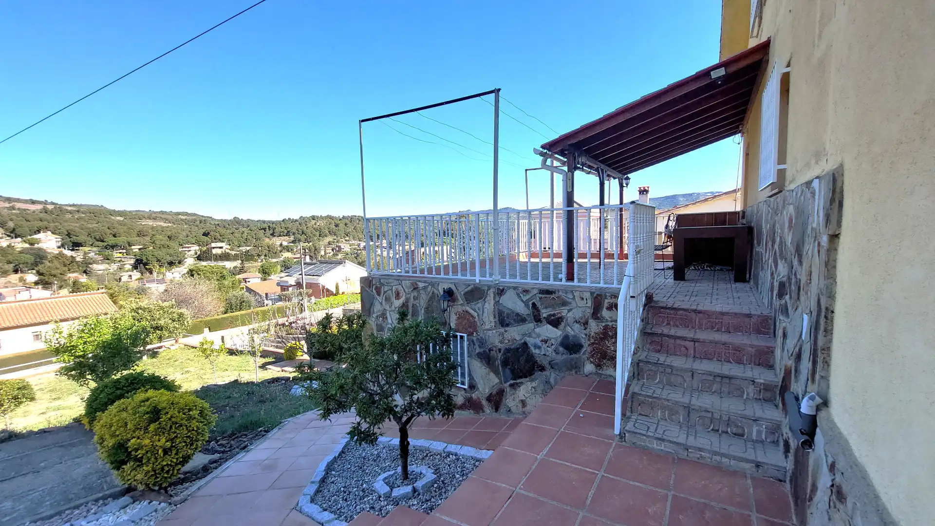 Terrassa de Casa o xalet en venda en Sant Llorenç Savall amb Calefacció, Jardí privat i Terrassa