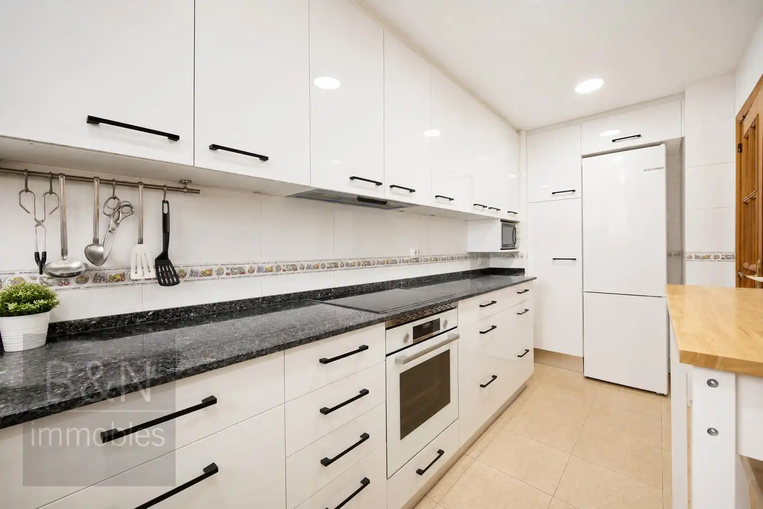 Kitchen of Duplexes for sale in Sabadell  with Air Conditioner, Heating and Terrace
