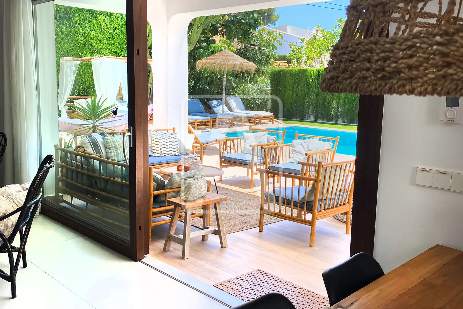 Terraza de Casa o chalet en venta en Benissa con Aire acondicionado, Calefacción y Jardín privado