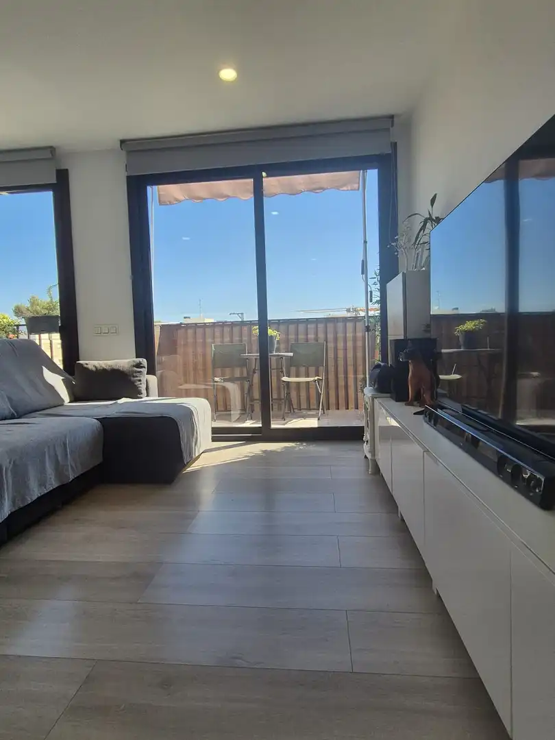 Balcony of Attic for sale in Cubelles  with Air Conditioner and Terrace