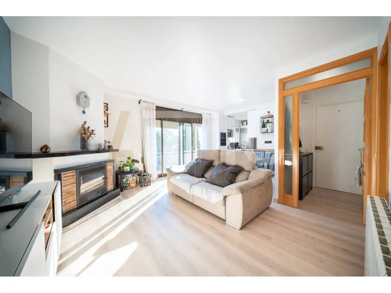 Sala de estar de Piso en venta en Sabadell con Aire acondicionado, Calefacción y Parquet
