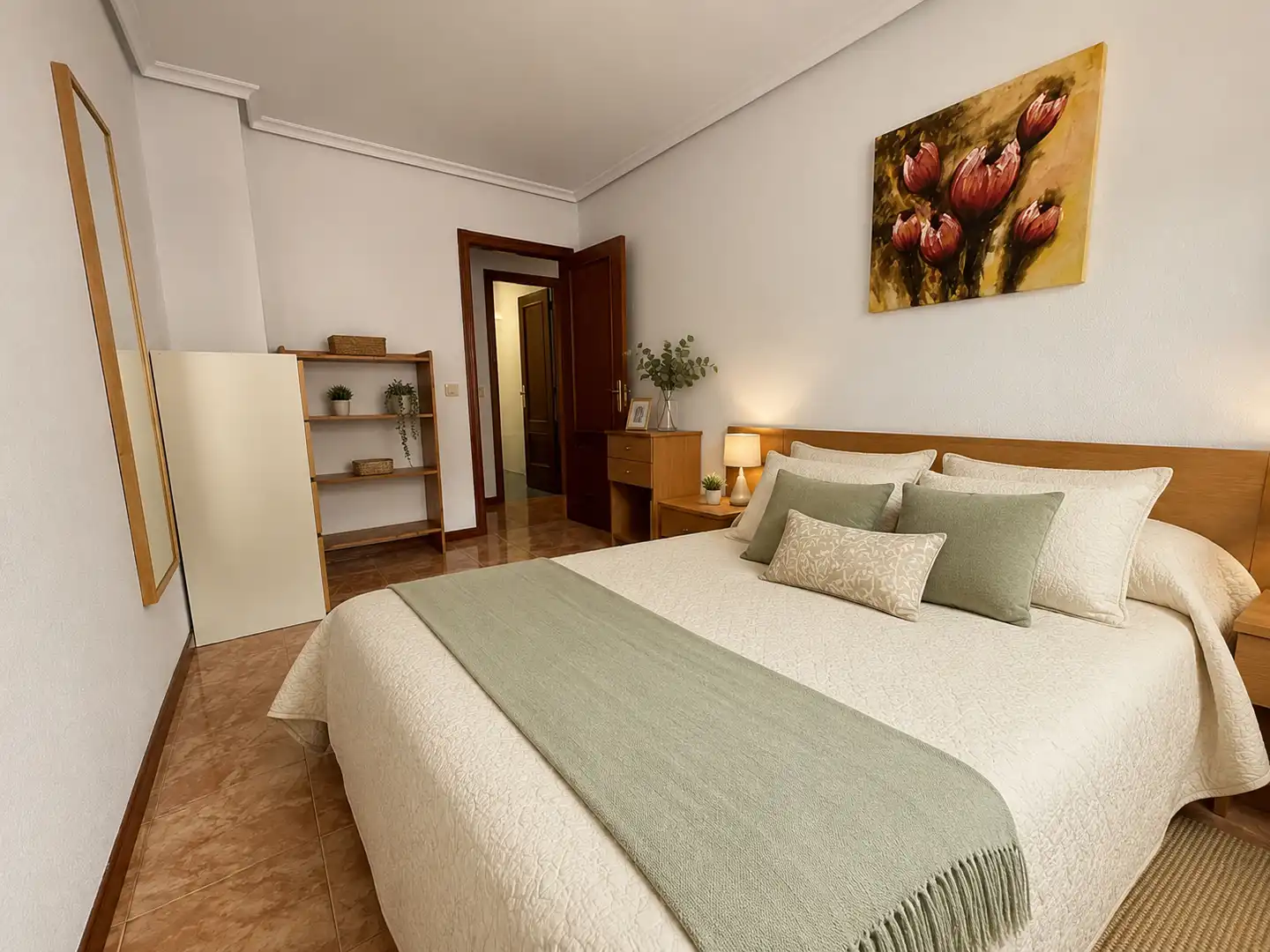 Bedroom of Flat for sale in Torrelavega   with Heating, Terrace and Storage room
