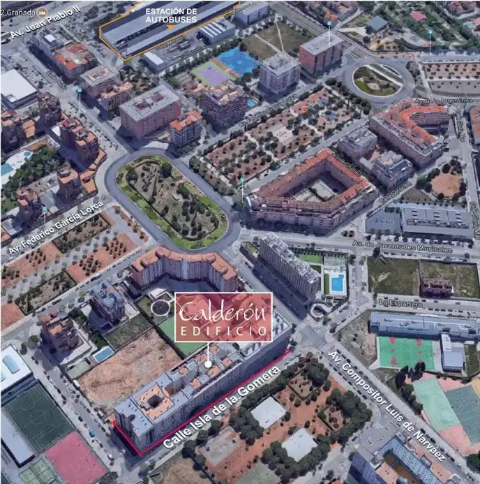Exterior view of Flat for rent in Granada  with Heating and Oven