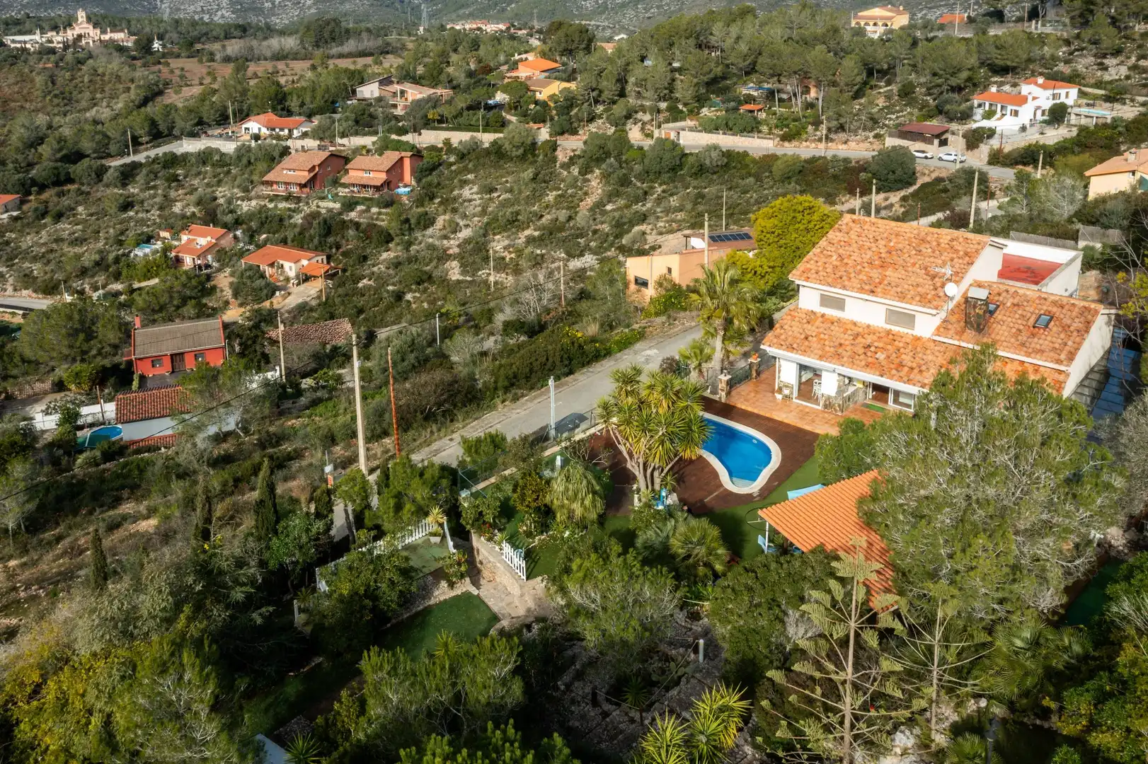Vista exterior de Casa o xalet en venda en Olivella amb Aire condicionat, Calefacció i Jardí privat